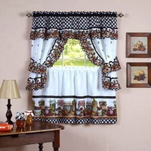 Mason Jar Kitchen Curtain